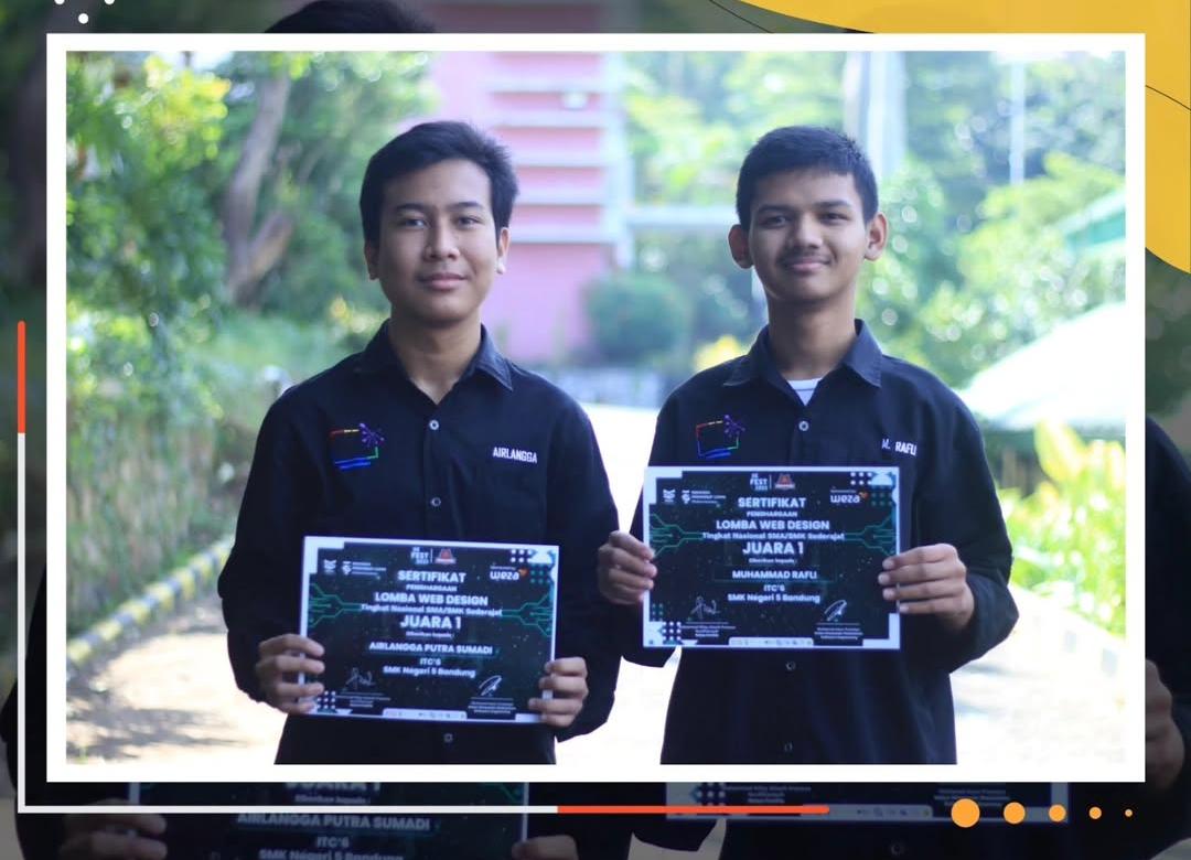 Juara 1 Nasional Lomba Web Design IT Telkom Surabaya 2023