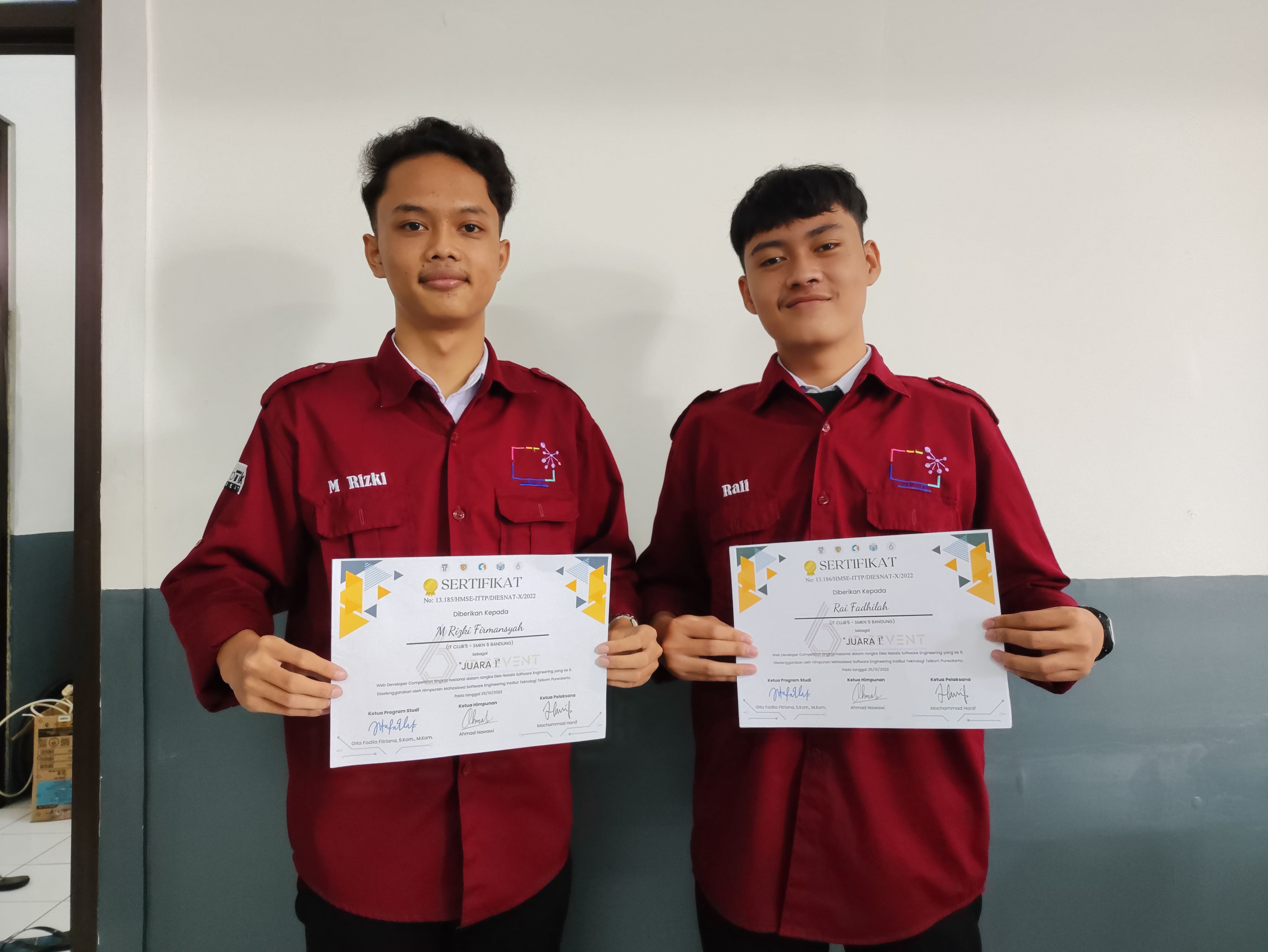 Juara 1 Nasional Web Development Competition ITTP 2022