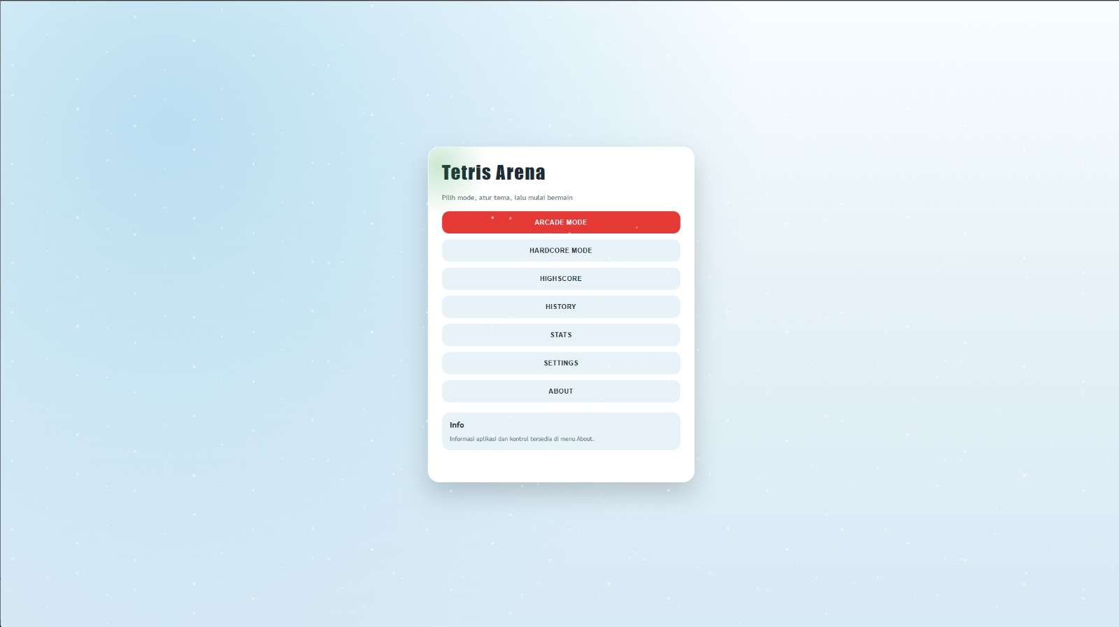 Tetris Game